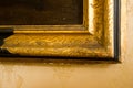 Vintage frame of an ancient painting - in gilding