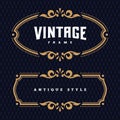 Vintage frame 001 Royalty Free Stock Photo