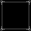 Vintage Frame on Chalkboard Retro Background for