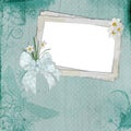 Vintage Frame with Daisies Royalty Free Stock Photo