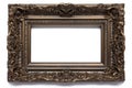 Vintage frame isolated on white background. Generative ai Royalty Free Stock Photo