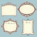 Vintage frames Royalty Free Stock Photo