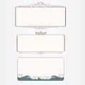 Vintage frames Royalty Free Stock Photo