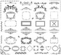 Vintage frames and headers Royalty Free Stock Photo