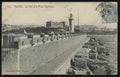 Vintage France postcard lighthouse