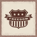 Vintage Freedom Label