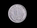 Vintage French Franc coin