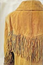 Vintage Fringe Leather Jacket