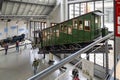 Vintage Funicular Train Display in Museum Royalty Free Stock Photo