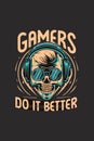 vintage gaming t shirt design