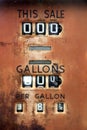 Vintage Gas Pump Royalty Free Stock Photo