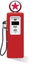 Vintage gasoline pump Royalty Free Stock Photo