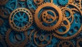 vintage gears background detail concept industry industry