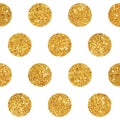 Vintage Geometric Glittery Gold Background