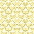 Vintage geometric gold simple texture background, 20s and 30s trendy pattern. Art deco seamless vector pattern