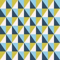 Vintage geometric seamless pattern. Creative colorful background