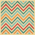 Vintage Geometric Zigzag Background