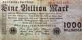 Vintage German Hyperinflation Paper Money