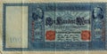 Vintage German 100 Marks Paper Money