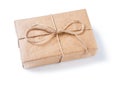 Vintage gift box isolated Royalty Free Stock Photo