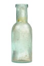 Vintage Glass Bottle Isolated on White Background