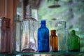 Vintage glass bottles