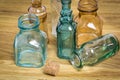 Vintage glass bottles