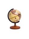 Vintage Globe isolated on white Royalty Free Stock Photo