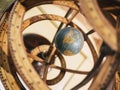 Vintage Globe Model World Map Historical Concept