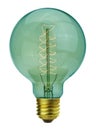 Vintage glowing light bulb