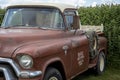 Vintage GMC pickup truck, rat look, circa 1958