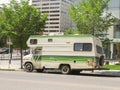 A vintage GMC Vandura elite camper truck trailer RV