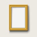 Vintage gold picture frame