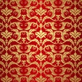 Vintage gold and red background Royalty Free Stock Photo
