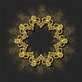 Gold Vector Frame Royalty Free Stock Photo