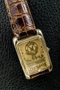Vintage Gold Wrist watch Classic men\'s watch Studioshot