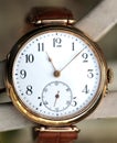 Vintage gold wrist watch