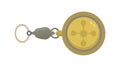 Vintage Golden Compass Navigation Tool Illustration, vector design Generative AI Royalty Free Stock Photo