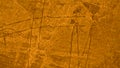 A vintage golden grunge background with cracks, and golden brown and yellow paper textures. Royalty Free Stock Photo
