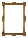 Vintage golden picture frame Royalty Free Stock Photo