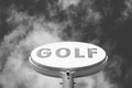 Vintage golf sign