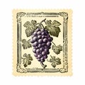 Vintage Grapes Vintage Stamp A Nostalgic Tribute To Milton Glaser And Kerem Beyit