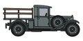 Vintage gray lorry