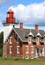 Vintage Great Lakes Lighthouse Royalty Free Stock Photo