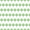 Vintage green argyle seamless background, vector illustration