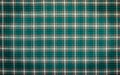 Vintage Green and white checkered tablecloth Royalty Free Stock Photo