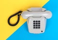 Vintage grey telephone