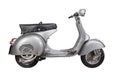 Vintage grey Vespa - 1959 - on white background