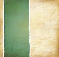 Vintage grunge background with old torn paper Royalty Free Stock Photo