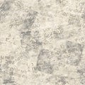 Vintage grunge newspaper collage seamless texture